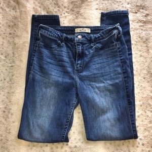High rise Hollister Jeggings Dark-wash